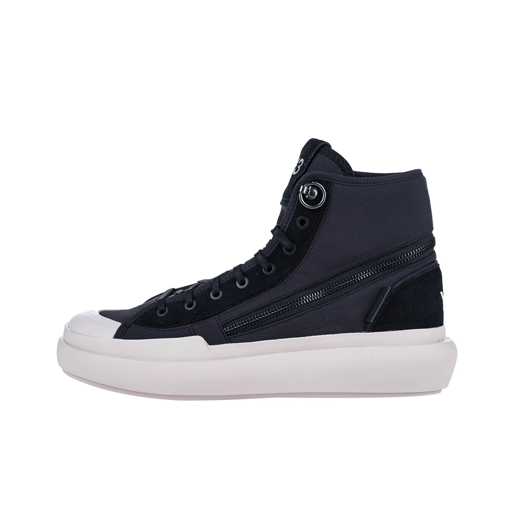 Y 3 Ajatu Court High Стильные Скейтбординги Унисекс Черный