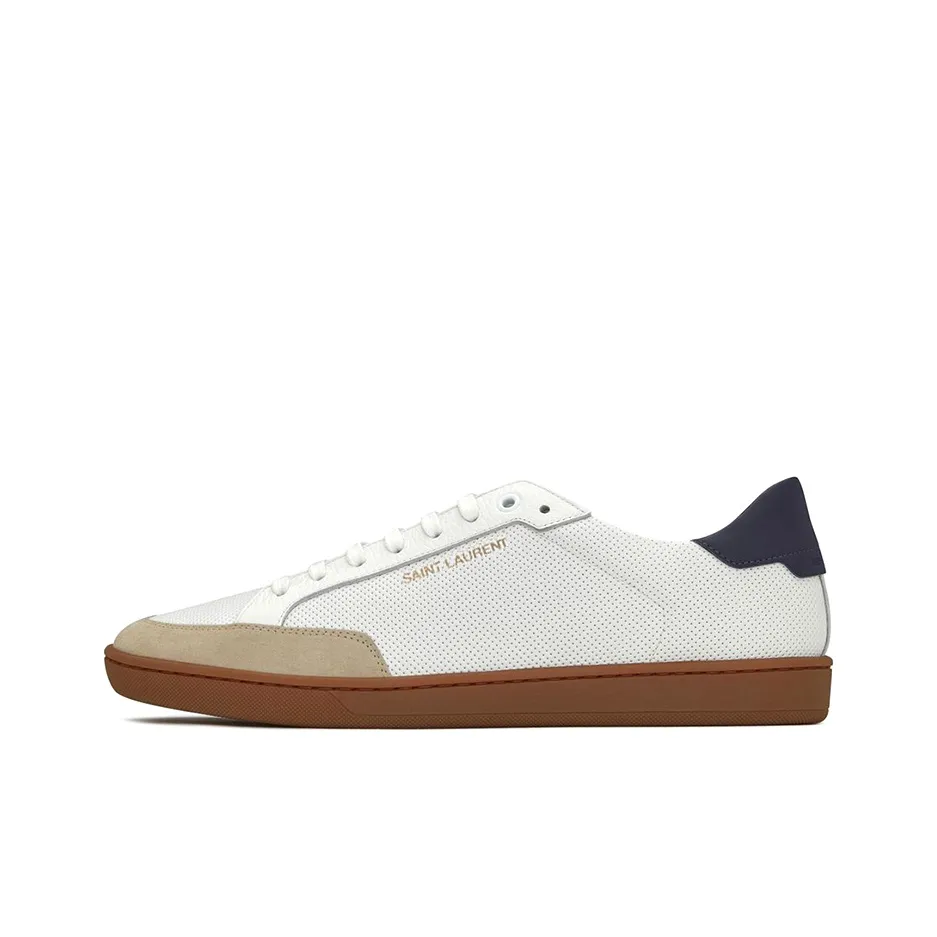SAINT LAURENT Court Classic SL/10 Lace-Up Sneakers