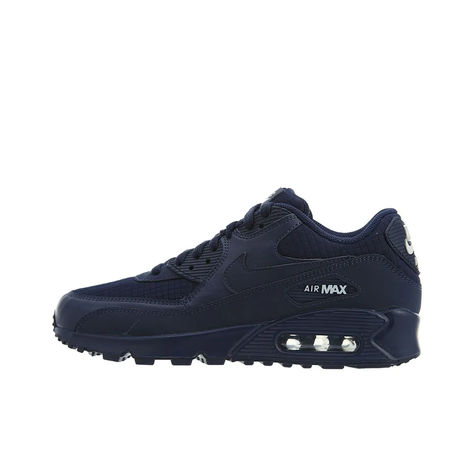 Nike Air Max 90 Running Shoes Men Low Top Blue/White