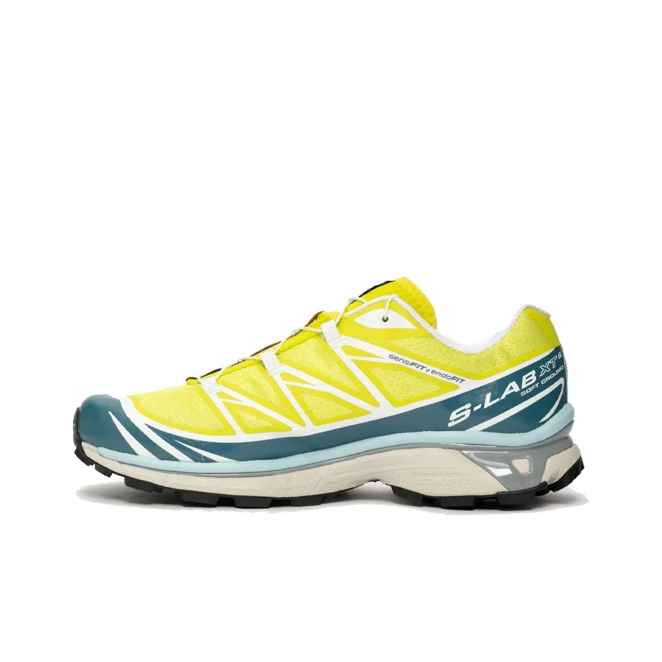 SALOMON XT 6 Улучшенный Низкий Топ Casual Унисекс Желтый