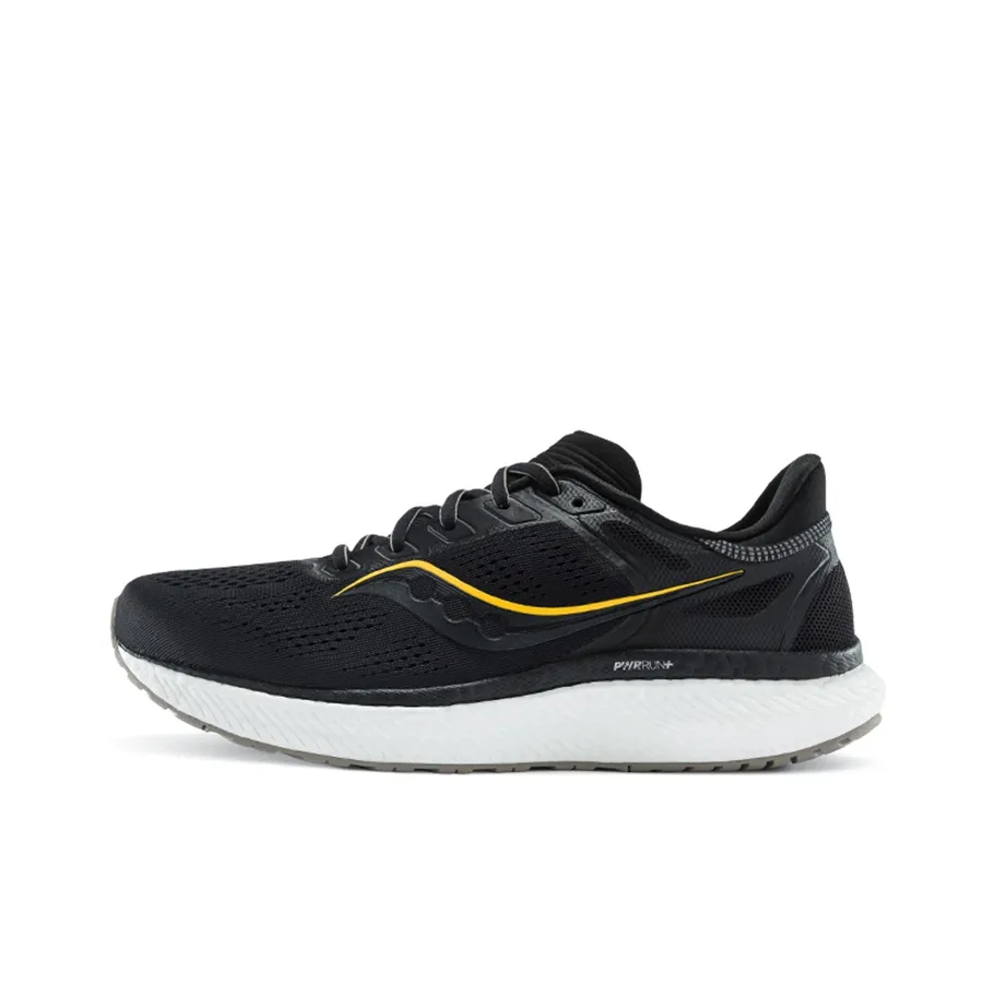 saucony Hurricane 23 Wide 'Black ViZi Gold'