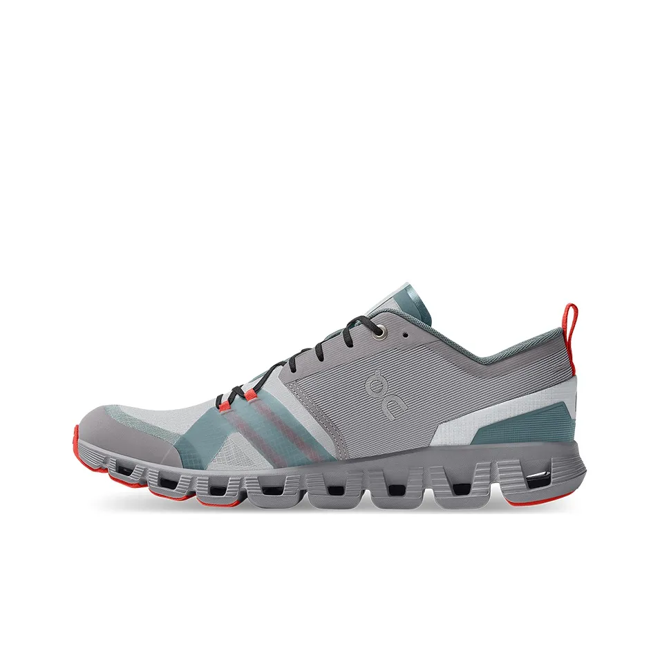 On Cloud X Shift Cushioning Breathable Low-Top Running Shoes Women's Alloy Gray