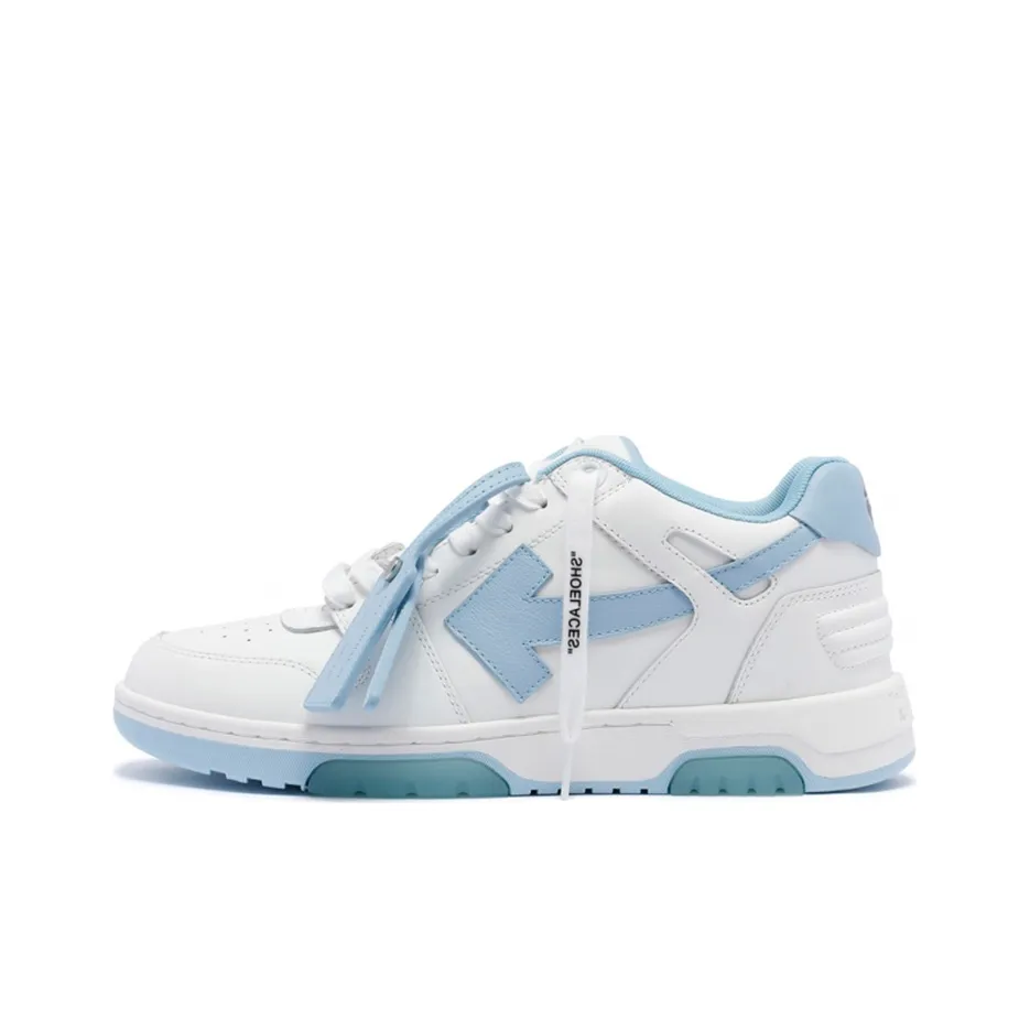 OFF WHITE Out Of Office Leather Sneaker 'White Blue'