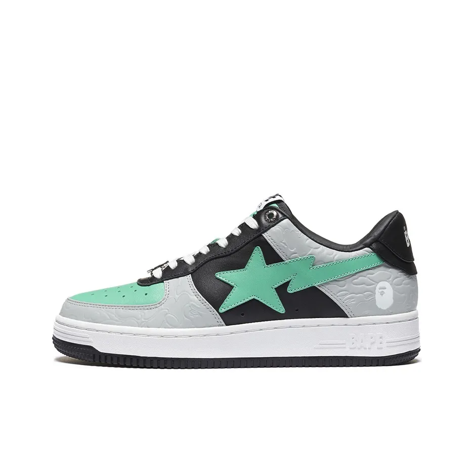 A BATHING APE STA Стильные Скейтборды Мужские Зеленый Черный и Серый