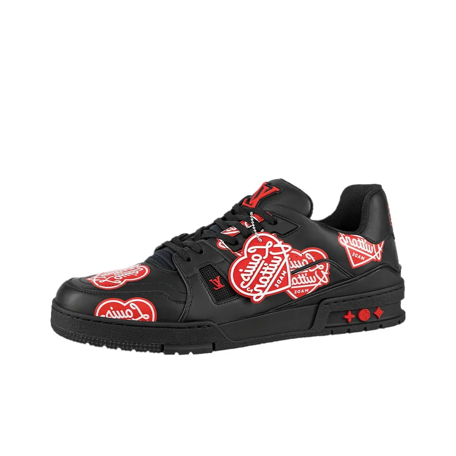 LOUIS VUITTON Nigo X LOUIS VUITTON Trainer 'Heart   Black'