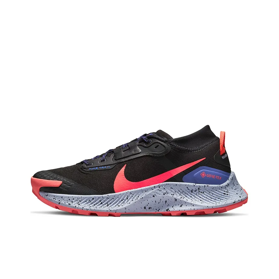 nike mens Pegasus Trail 3 Gore Tex Black Lapis Bright Mango Women's