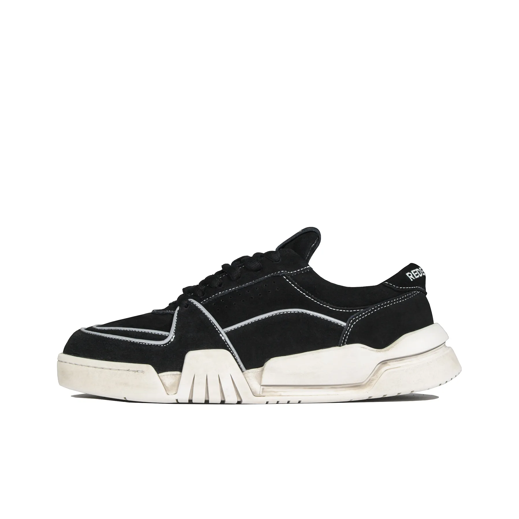 The Last Redemption Spacecourt Low Top Stylish Skateboarding Shoes Men's Black