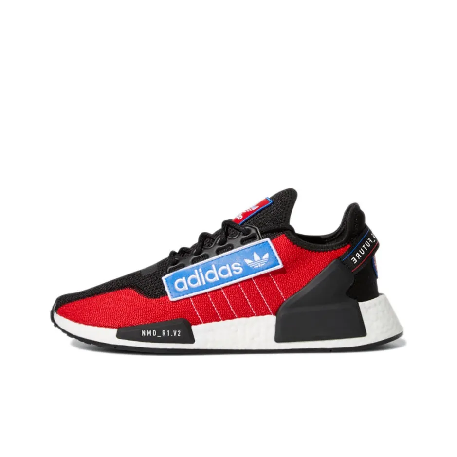 Adidas Originals NMD_R1 V2 'Logo Patch   Team Power Red'