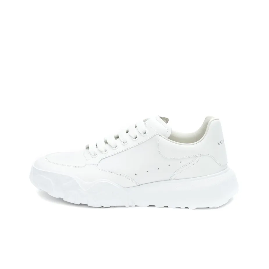 Alexander McQueen Court Trainers 'White Leather'