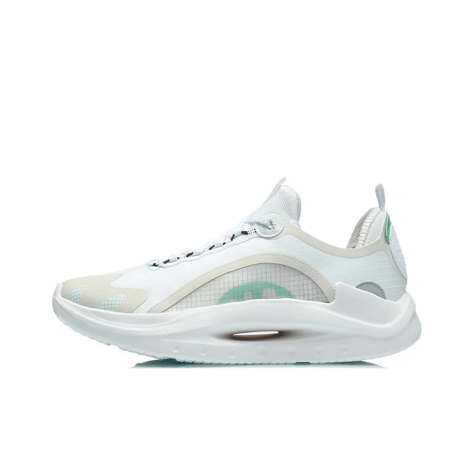 LINING Apocalypse Running Shoes Men's Low Top White Green