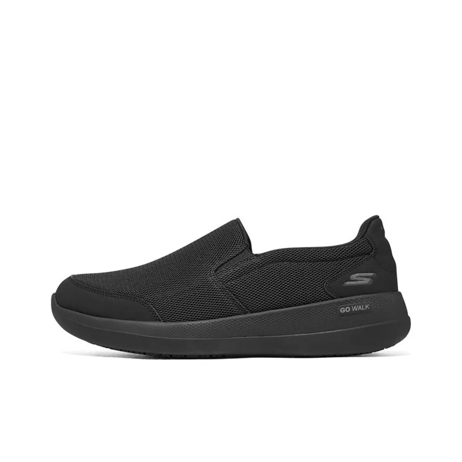 Skechers GO WALK Stability Casual Shoes Men Low Top Black