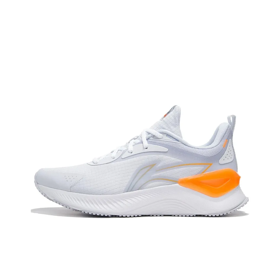 LiNing YueYing Element Shock Absorbers Slip Resistant Abrasion Resistant Low Top Running Shoes Men's Blue