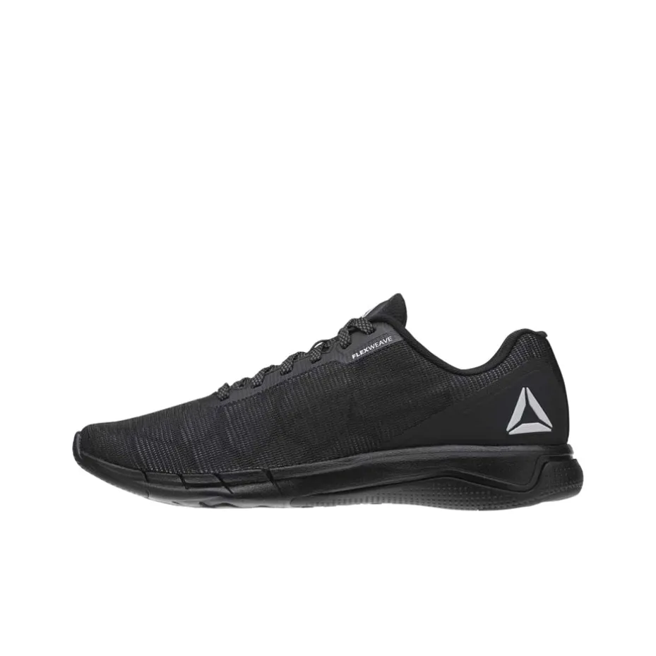 Reebok совместный Faster Flexweave Low Топ Беговые кроссовки Мужской Черный
