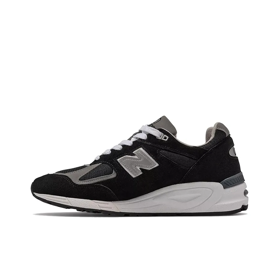 New Balance NB 990 V2 Running Shoes Unisex Low Top Black/Gray/White