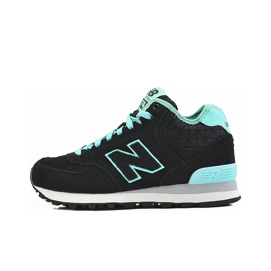 New Balance NB 574 MID CUT 'Playful' Низкие Беговые Кроссовки Женские Черные Зеленые