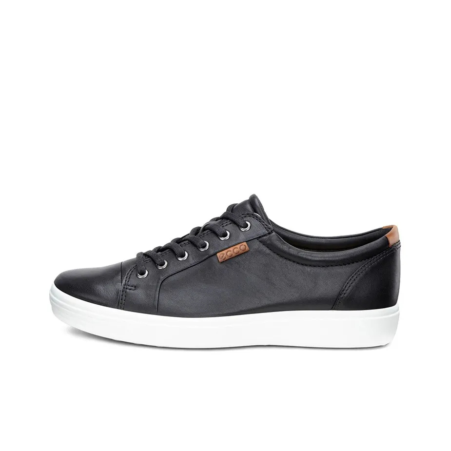 Ecco Soft 7 Low Top Skateboard Shoes Men's Black