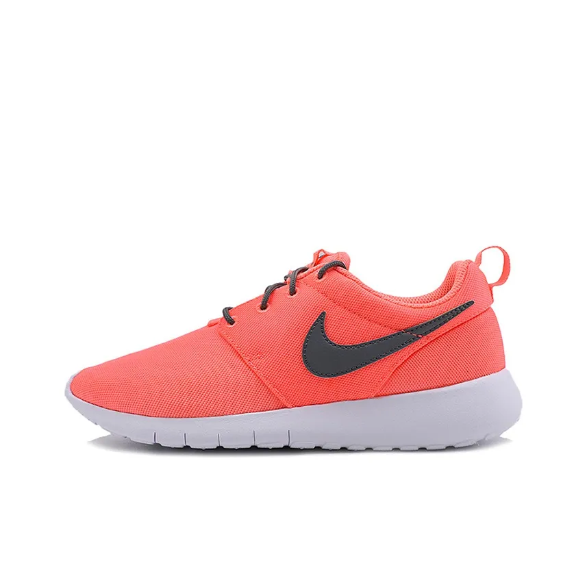 Nike Roshe One Амортизаторы Шок Устойчивость к Износу Низкий Топ Марафон Беговые кроссовки GS Красный