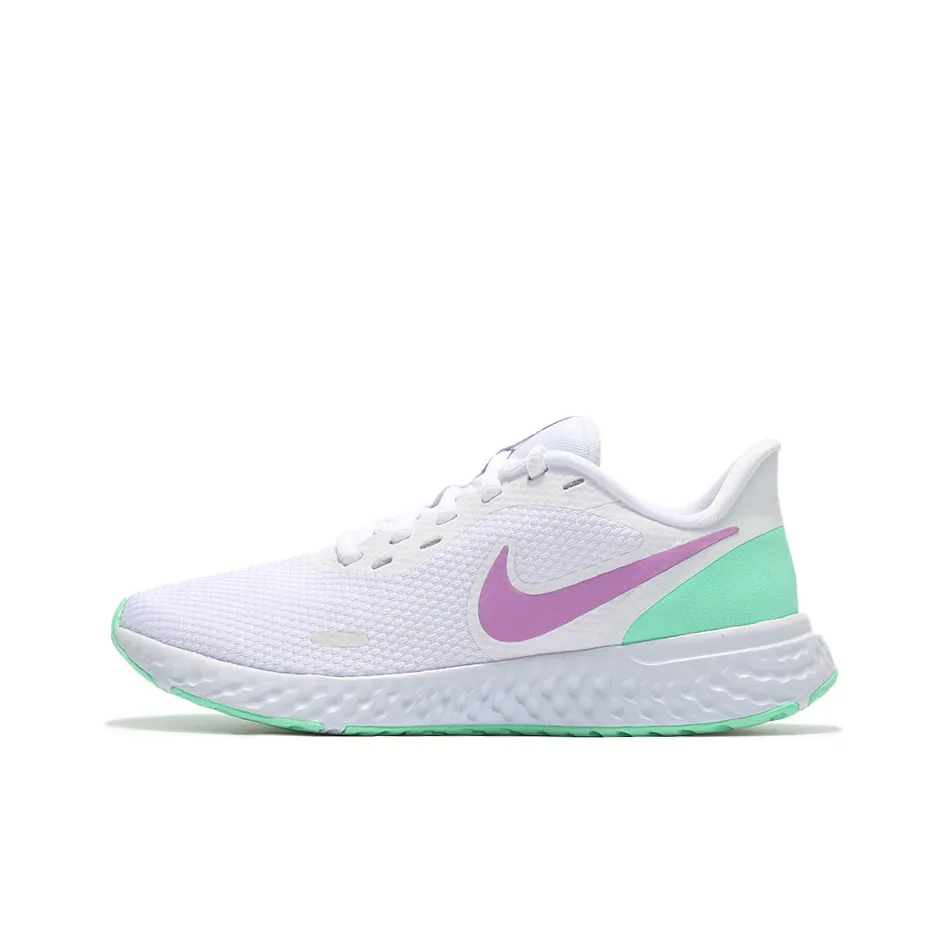 Nike Revolution 5 'White Green Glow Violet' Women's