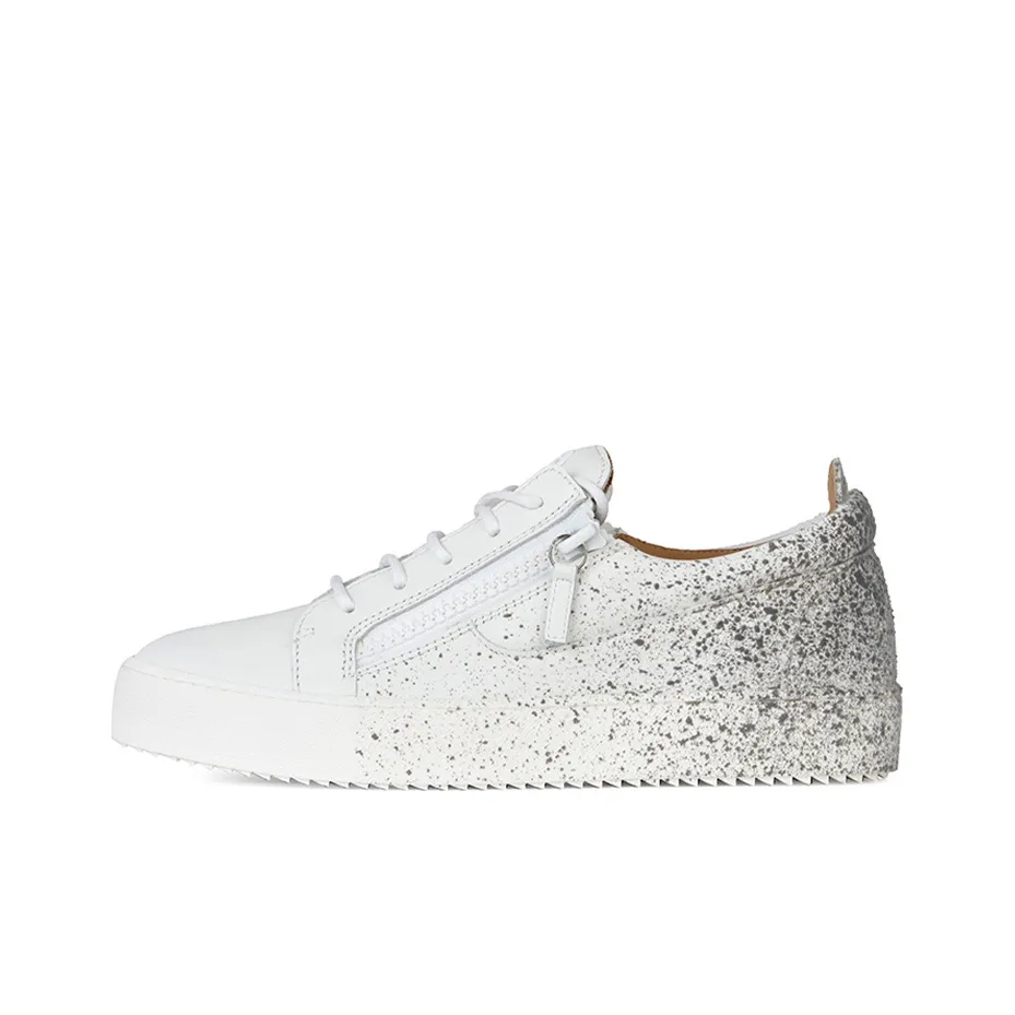 Giuseppe Zanotti/GZ Frankie Low Top Stylish Skateboarding Shoes Men's White