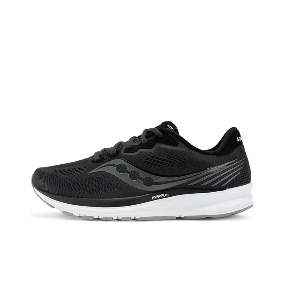 saucony Women's Ride 14 Wide 'Charcoal'