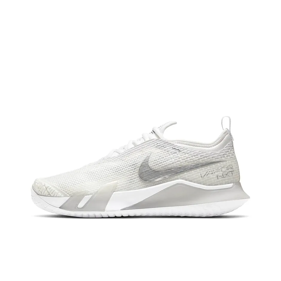 Nike Court React Vapor Nxt Grey Fog Metallic Silver Women's