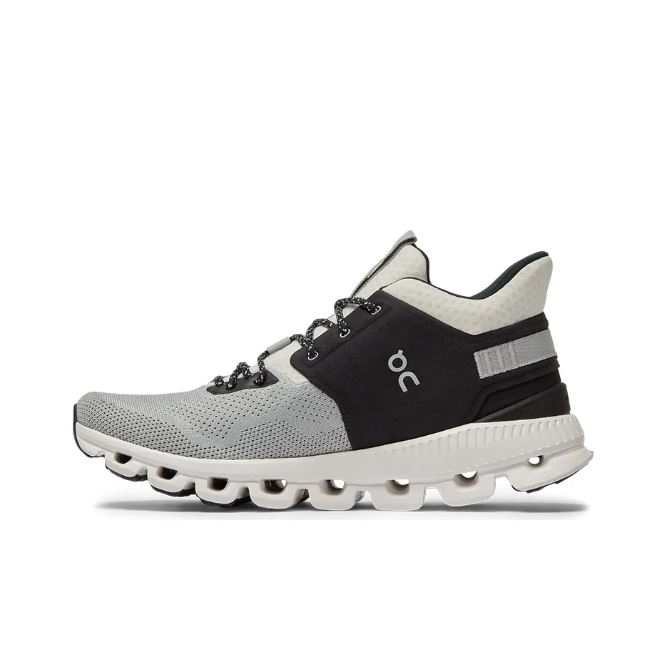On Cloud Hi Running Shoes Men Low-Top Black Gray