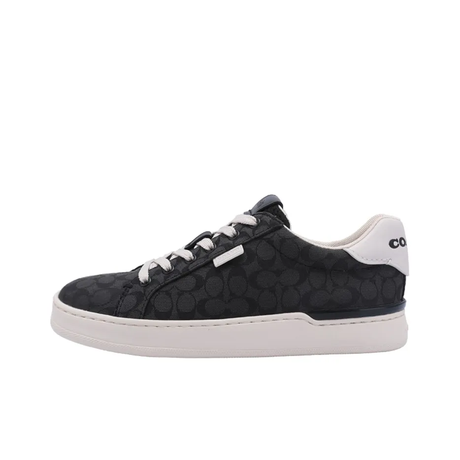 COACH Lowline Low Top Stylish Skateboarding Shoes Women's Black