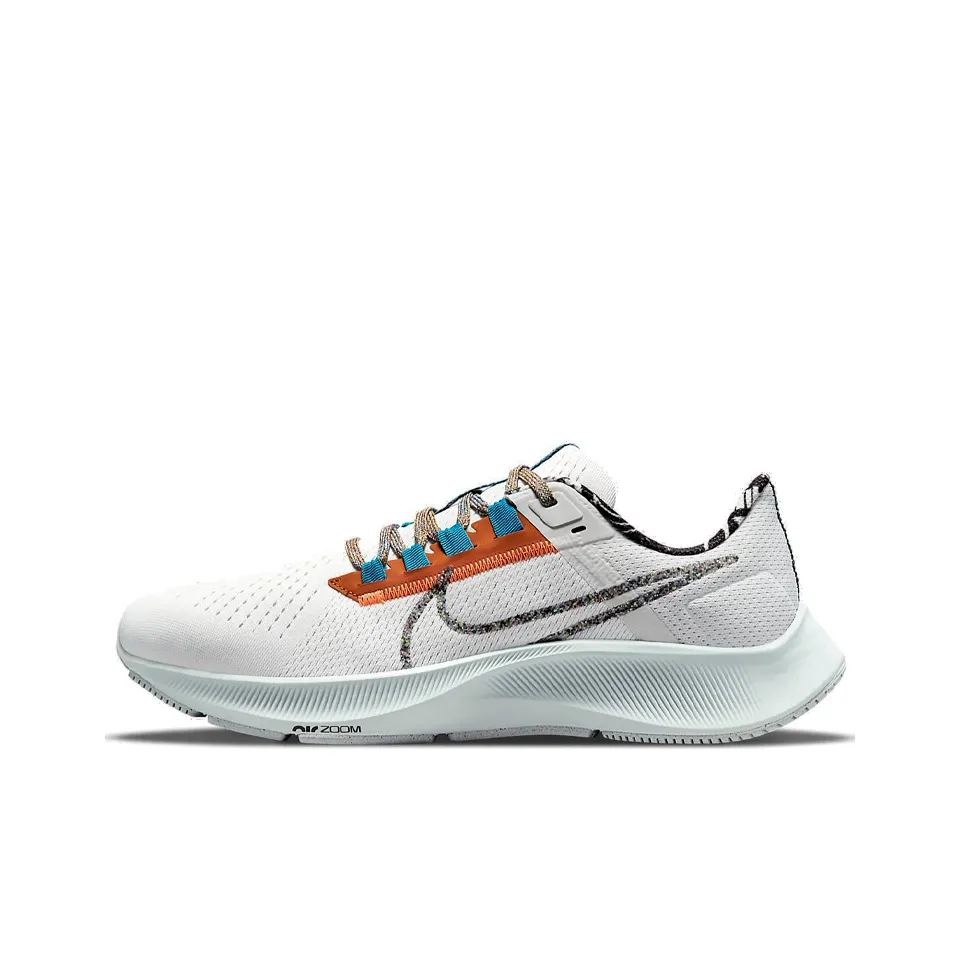 Nike Pegasus 38 Low Топ Беговые кроссовки Мужские Белый Коричневый Синий