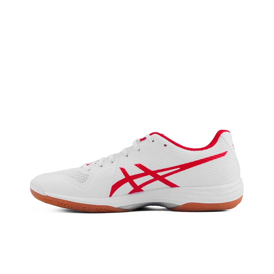 Asics Гель Tactic 2 Low Топ Беговые кроссовки Женские Белые Красные Серые