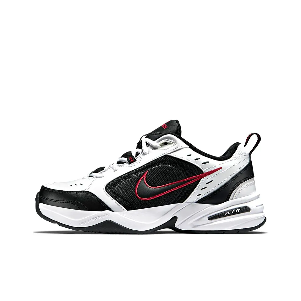Nike Air Monarch Iv 4E Wide White Red