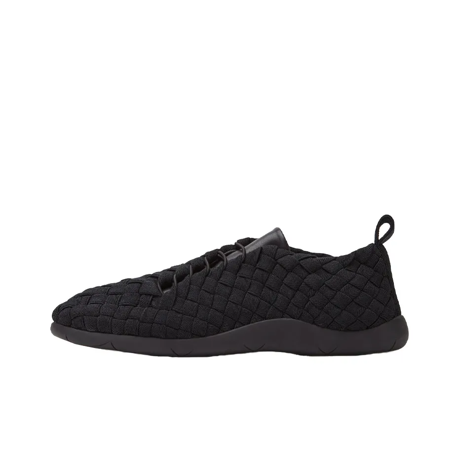 Bottega Veneta Plat Abrasion Resistant Low Top Running Shoes Men's Black