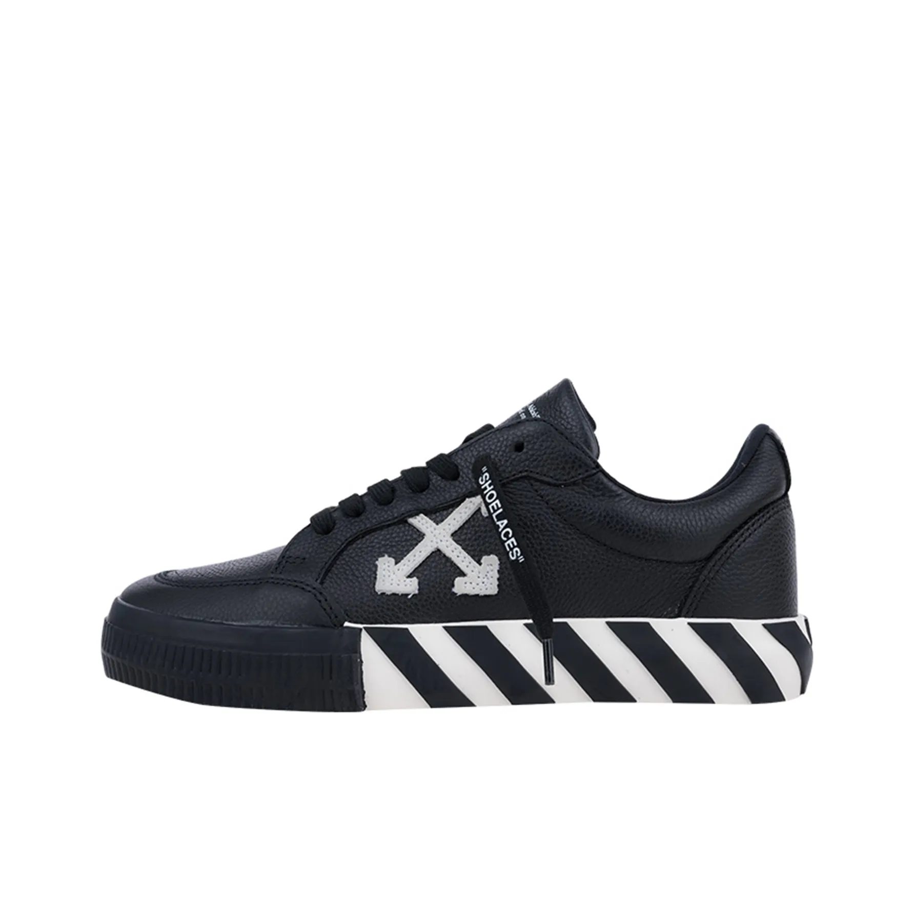 OFF WHITE Vulc Low Leather Black White FW21
