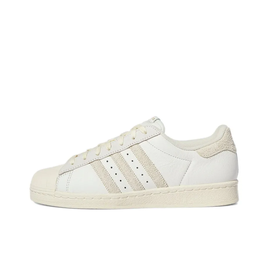 Adidas Originals Superstar 82 Skateboard Shoes Unisex Low Top Beige