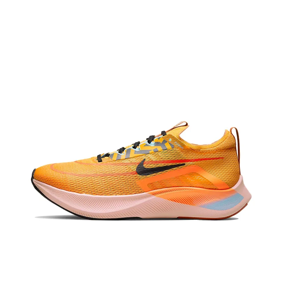 Nike Zoom Fly 4 Running Shoes Men Low Top Yellow