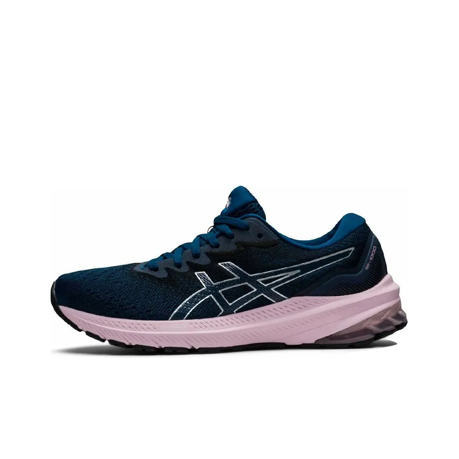 Asics GT 1000 11 Low Топ Беговые кроссовки Женские Полночный синий