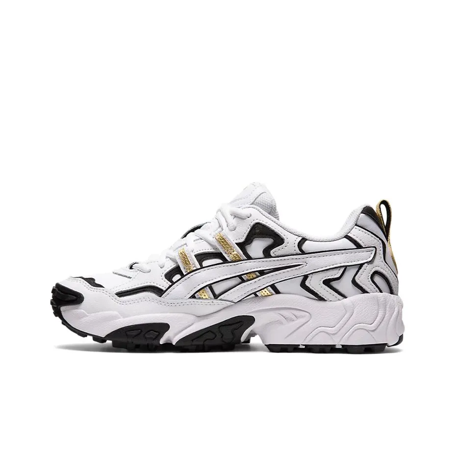 Asics Gel Nandi Low Топ Беговые кроссовки Унисекс Белый черный