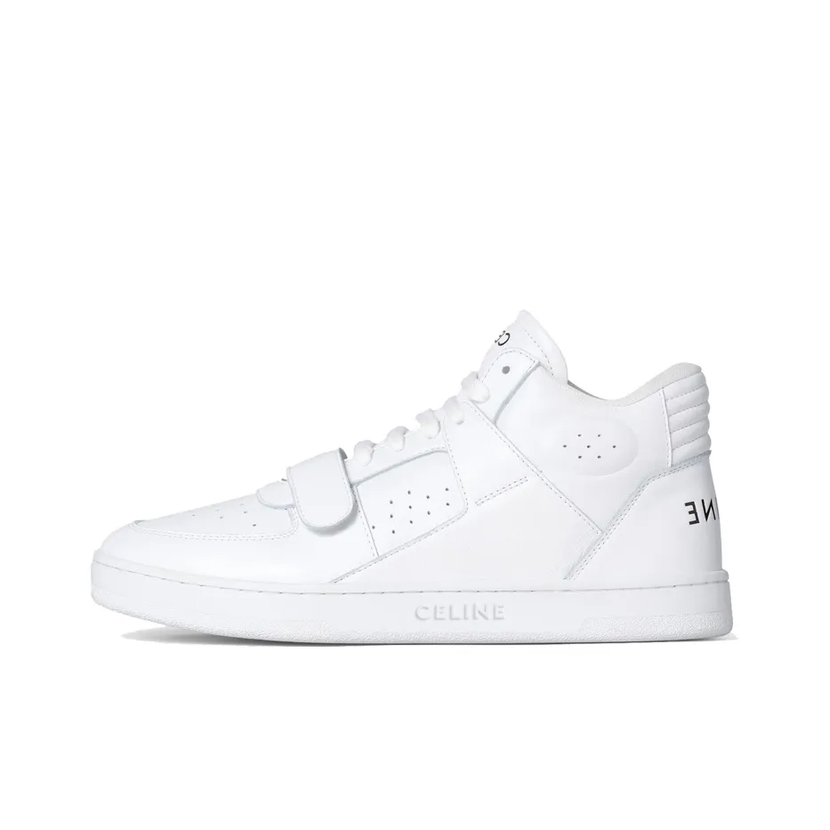 CELINE Stylish Skateboarding Shoes Women's White