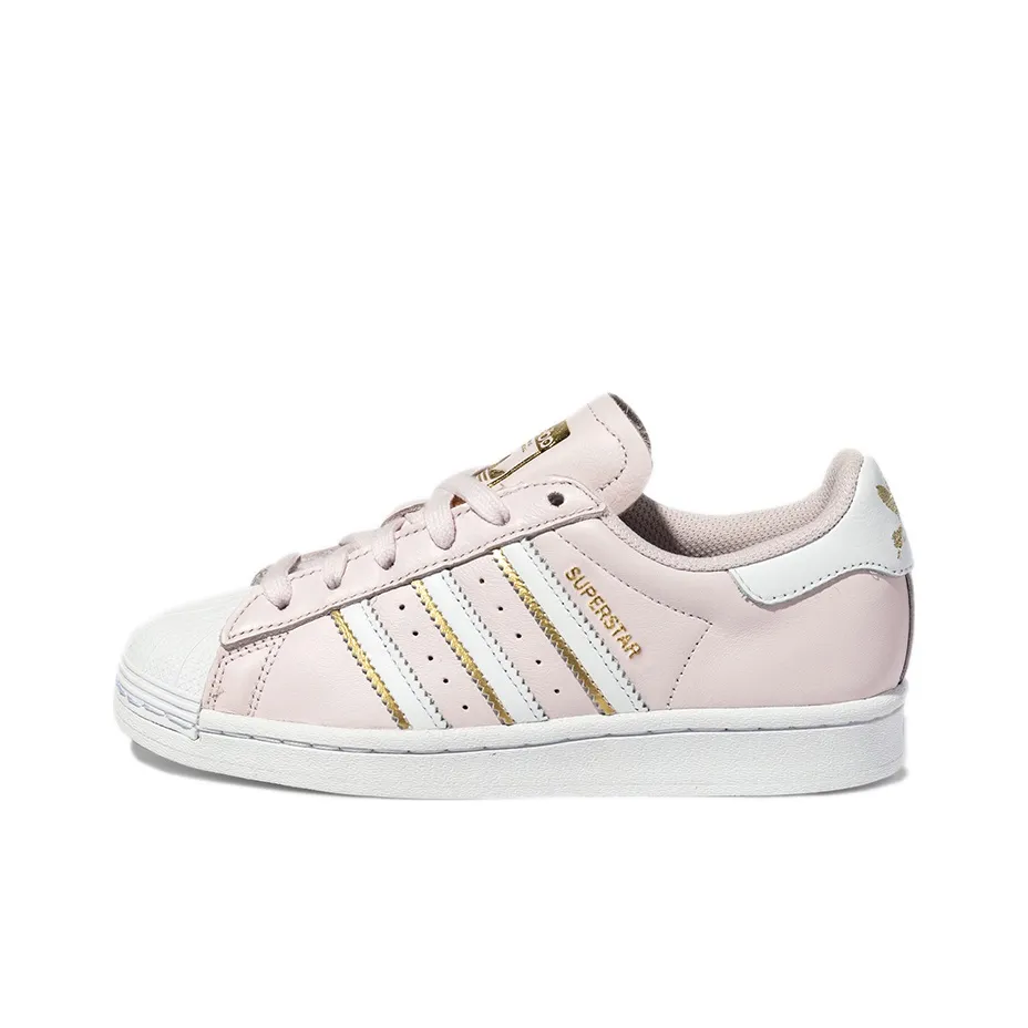 Adidas Originals SUPERSTAR Low Топ Скейтборд Кроссовки Женские Розовые Белые