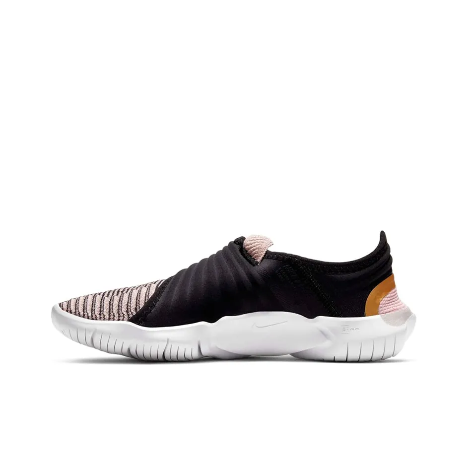 Nike Free Rn Flyknit 3.0 For Black/Golden Women's