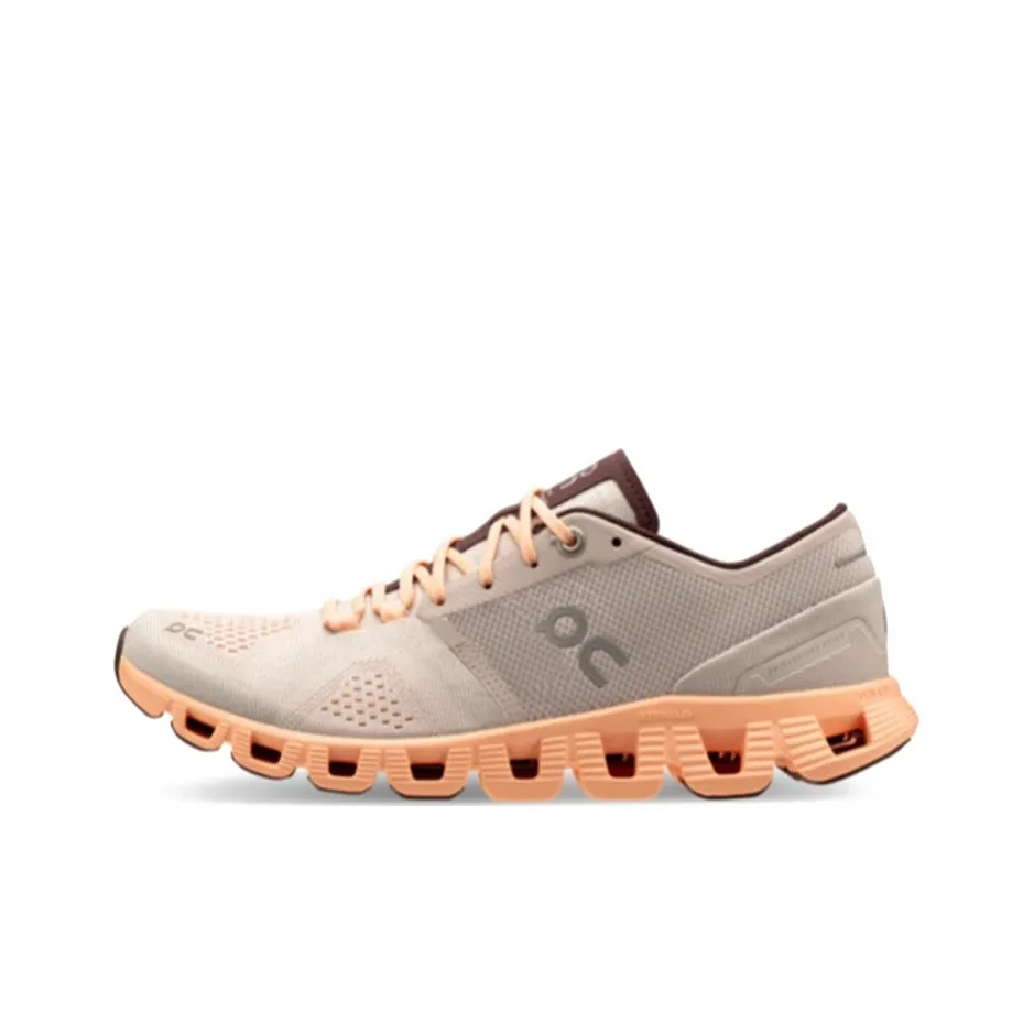On Running Cloud X Silver AlmOnd Women's