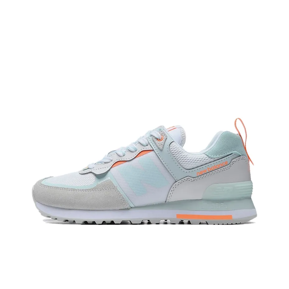 New Balance 574 Shoes For Grey/Blue Women's