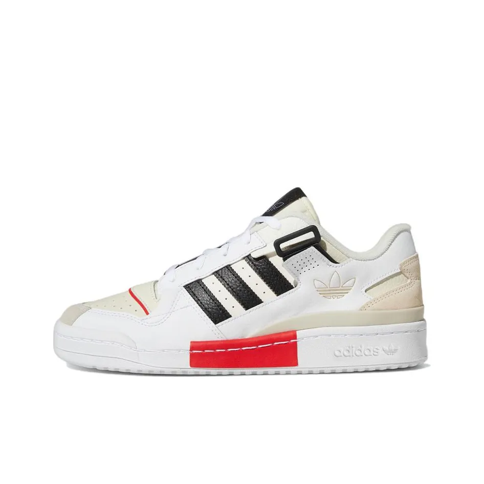 Adidas Originals FORUM Skateboard Shoes Unisex Low Top Ecru/Black
