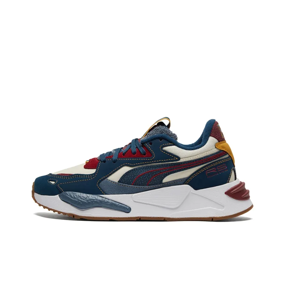 PUMA RS Z Z-Shock Absorbers Slip-Resistant Abrasion-Resistant Низкий Топ Тренировочные Беговые Кроссовки Унисекс Белый Синий