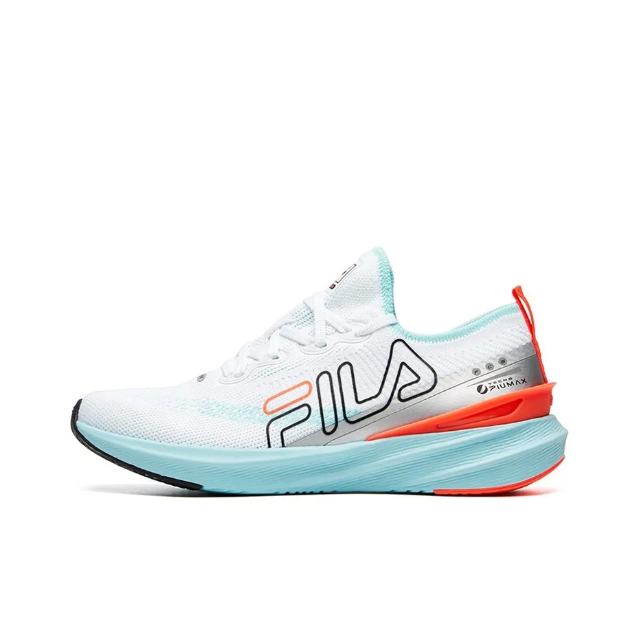 FILA Athletics Low Top Casual Running Shoes Women's White Blue