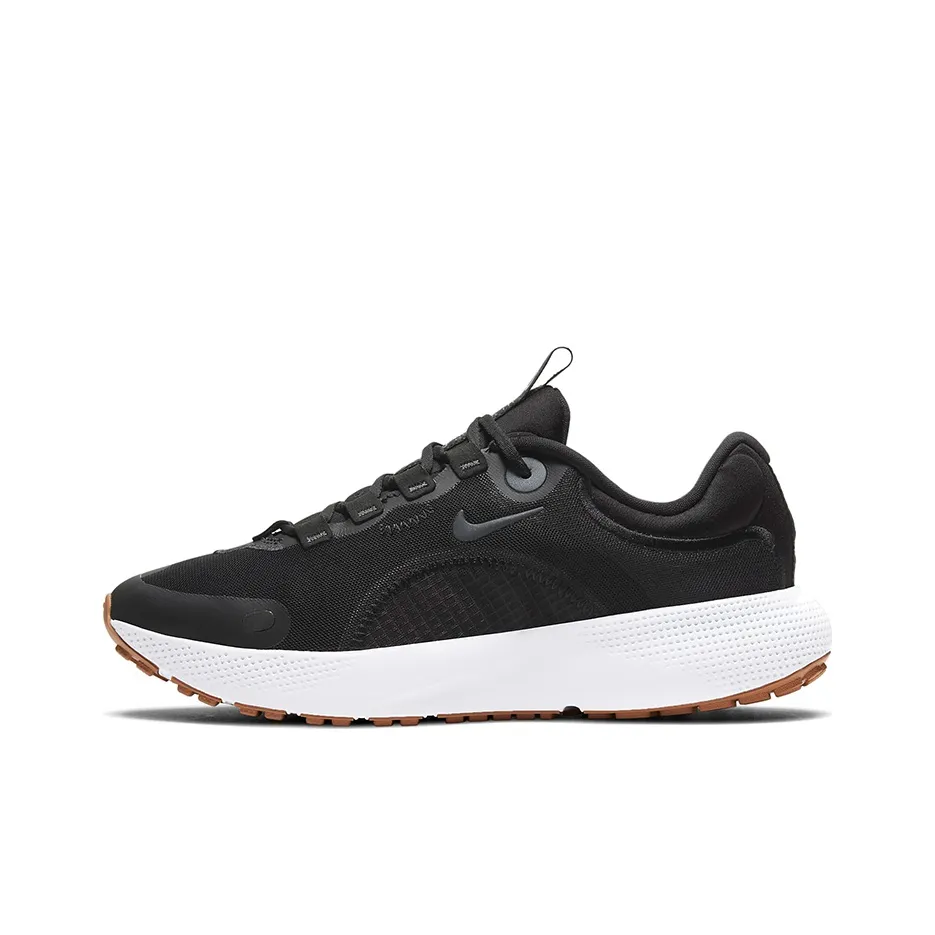 Nike React Escape Run Black White Gum Women's