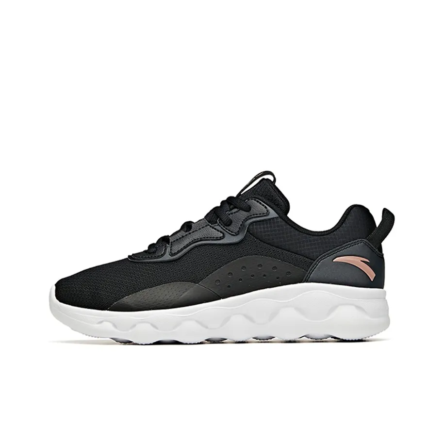 Anta Running Collection Low Top Running Shoes Women's Black Mesh