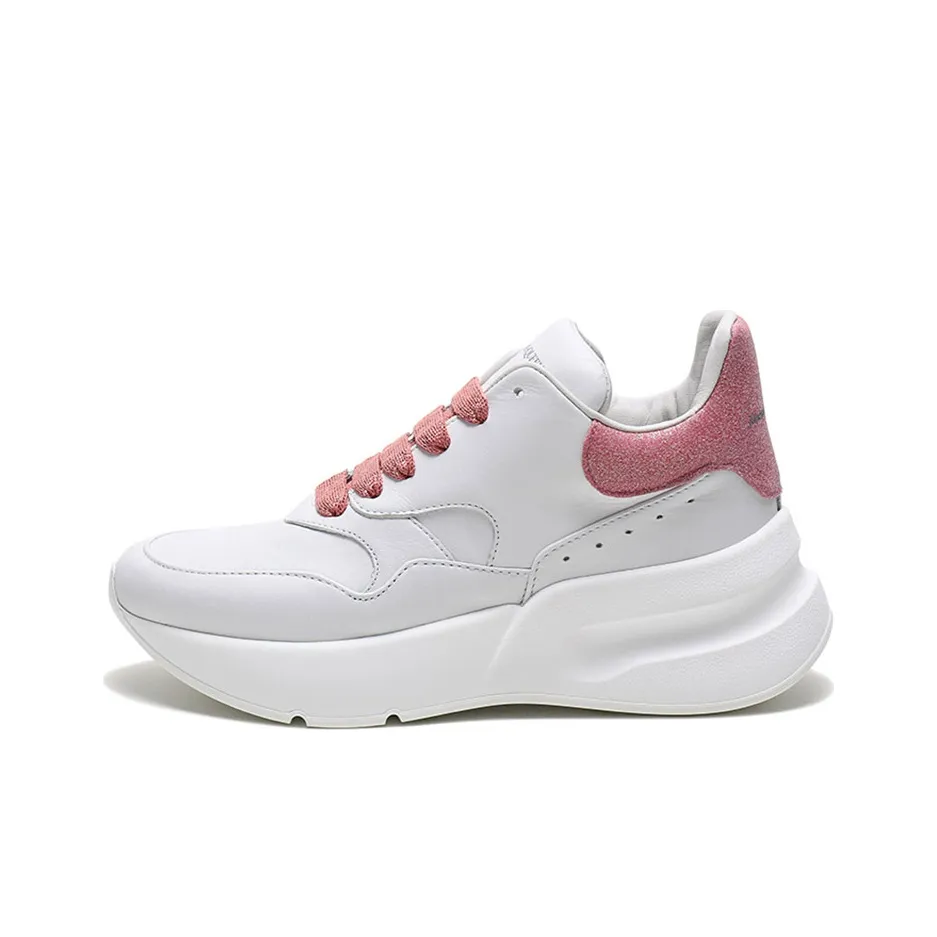 Alexander McQueen Sprint Runner Shoes 'White Pink' Women's