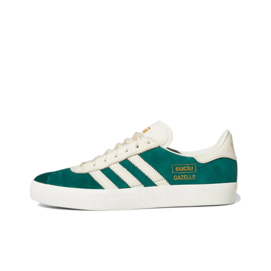 Adidas Originals Skateboard Shoes Men Low Top White/Green