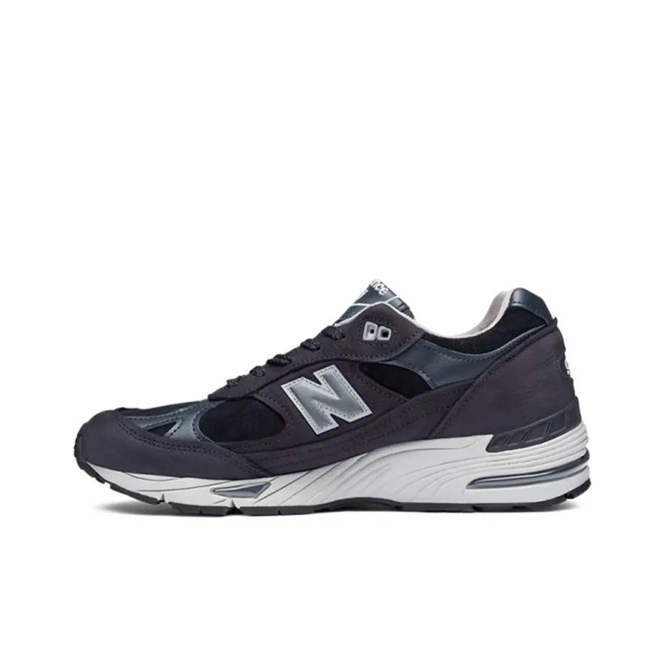 New Balance NB 991 Series Низкие Беговые Кроссовки Мужские Темно-Синие Сделано в Великобритании
