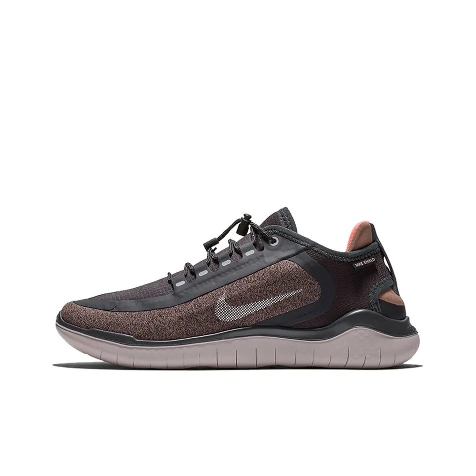 Nike Free RN Running Shoes Women's Low Top Black/Brown